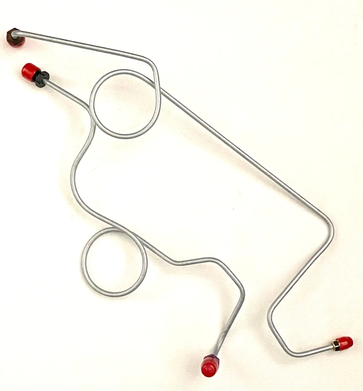 Brake Lines Mst Cyl To Prop Valve Tall Booster 70-74  E Body Power (Steel) 1
