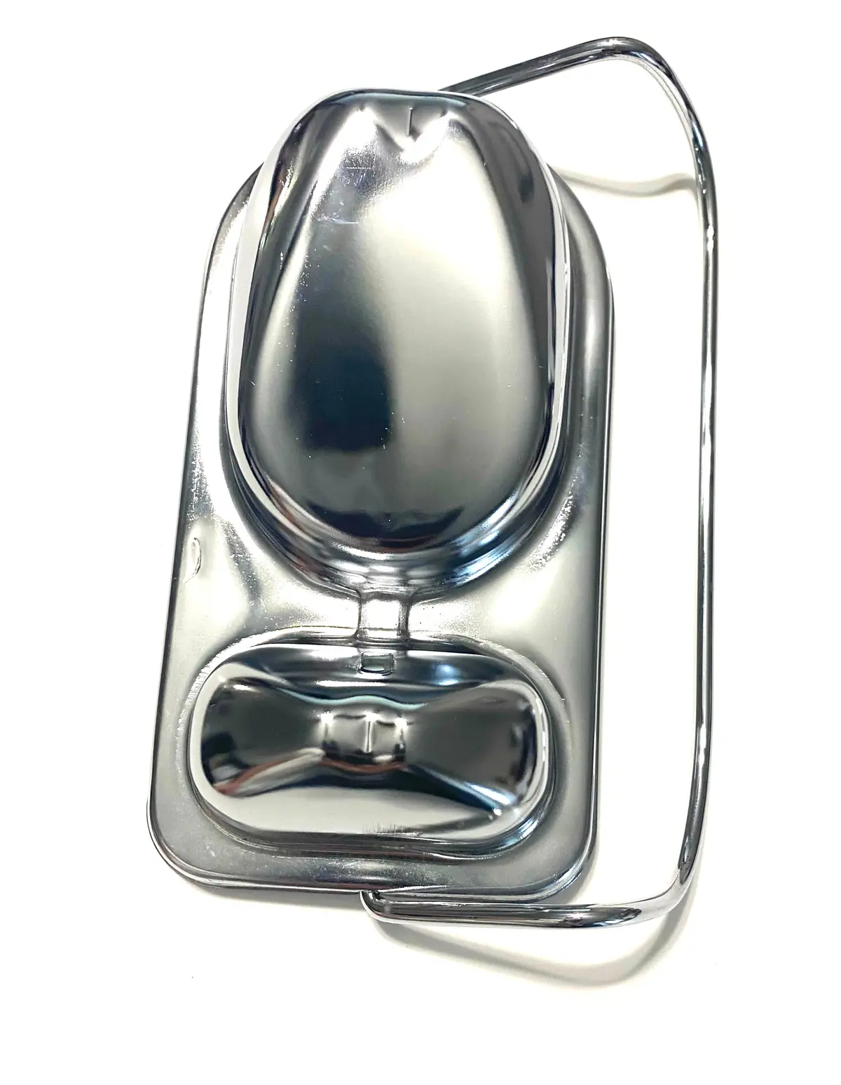 Master Cyl Cover 4 Bolt Chrome Small Reservoir To Rear 3 1/8 Wide 1