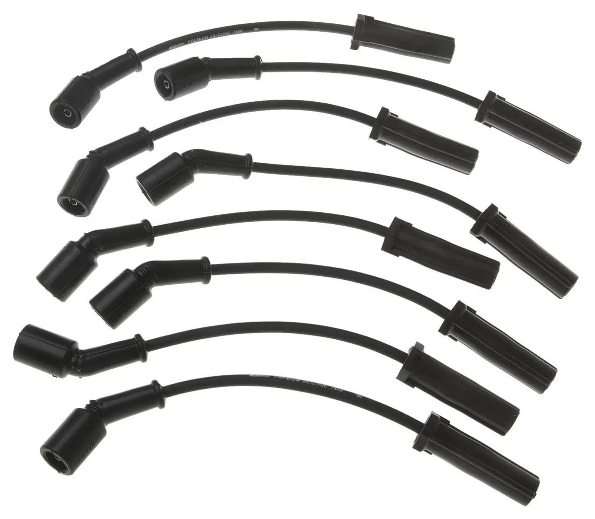 Gm Long Acdelco Spark Plug Wires For Ls Truck 7Mm Black 2