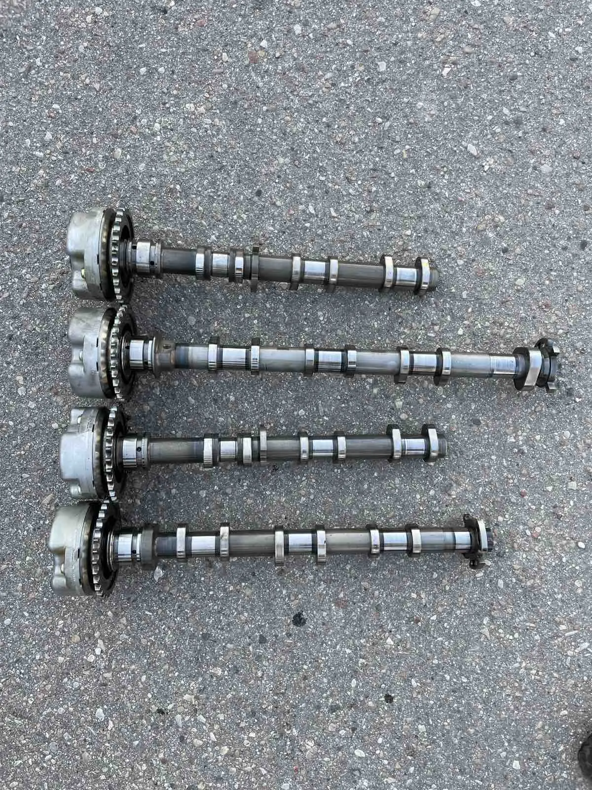 Audi 3.0 Petrol Supercharger Camshafts And Adjusters Set / Sets All Complete Engine Code Cre Crea Creb Crec Cred 1