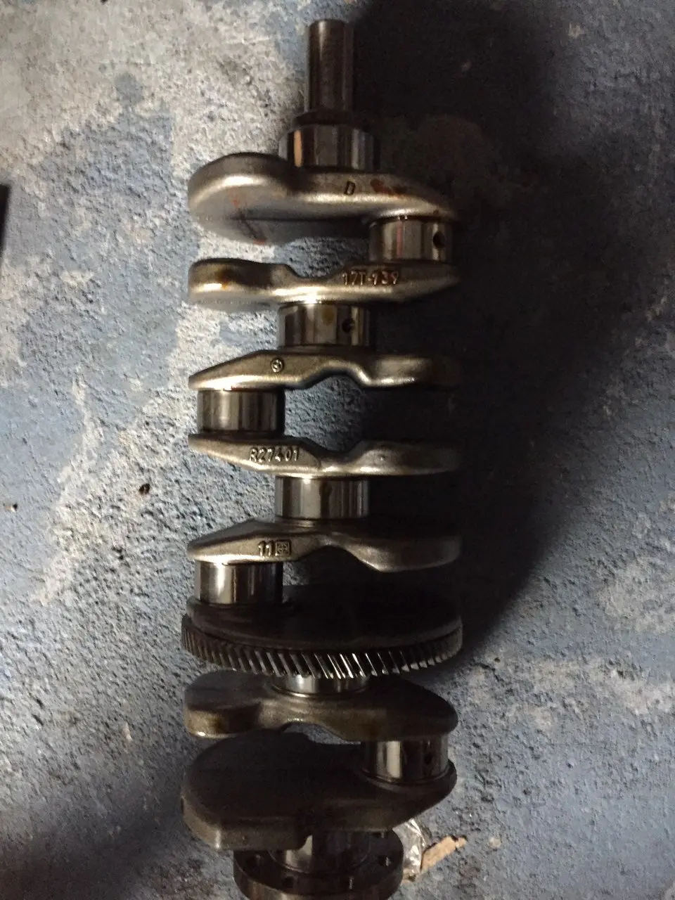 Crankshaft For Mercedes Benz C Class E Class C200 E200 W205 W207 2.0 2,0 Petrol Engine Motor M274 274920 274.920 2014 2015 2016 2017 200 Mercedes-Benz Std Standard Crank 1