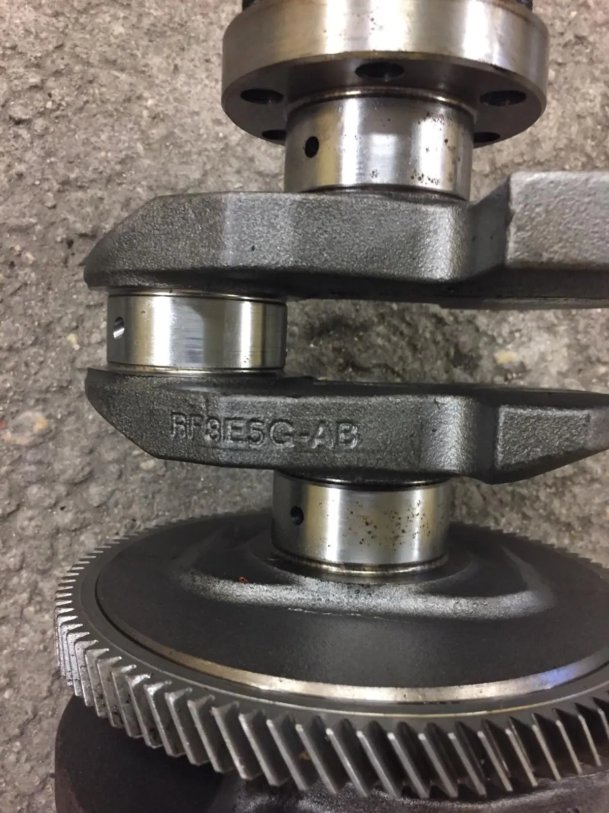 Virabrequim Ford Fusion 2.5 16V Fomoco Rf8e5g-Ab Forged Crankshaft 2