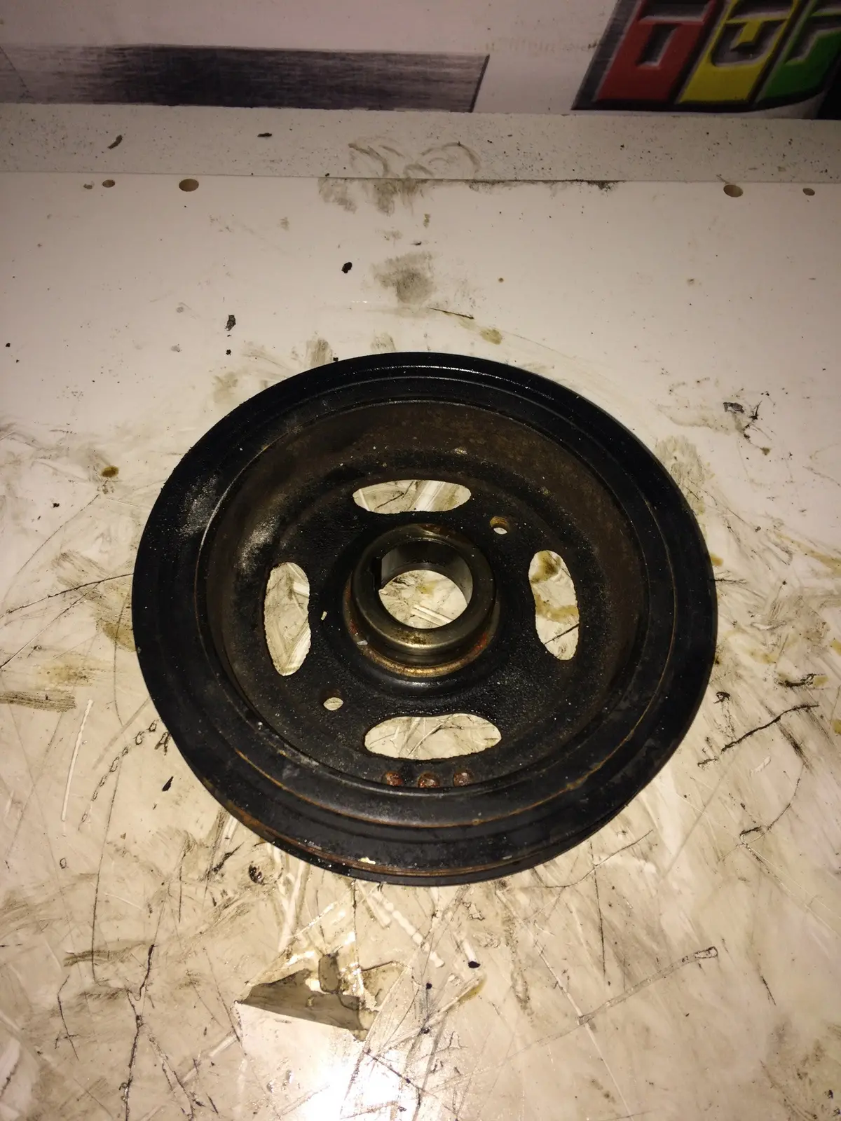 2006 K12b Suzuki Opel 1.2 Petrol 16V Doch Engine Crankshaft Pulley 1