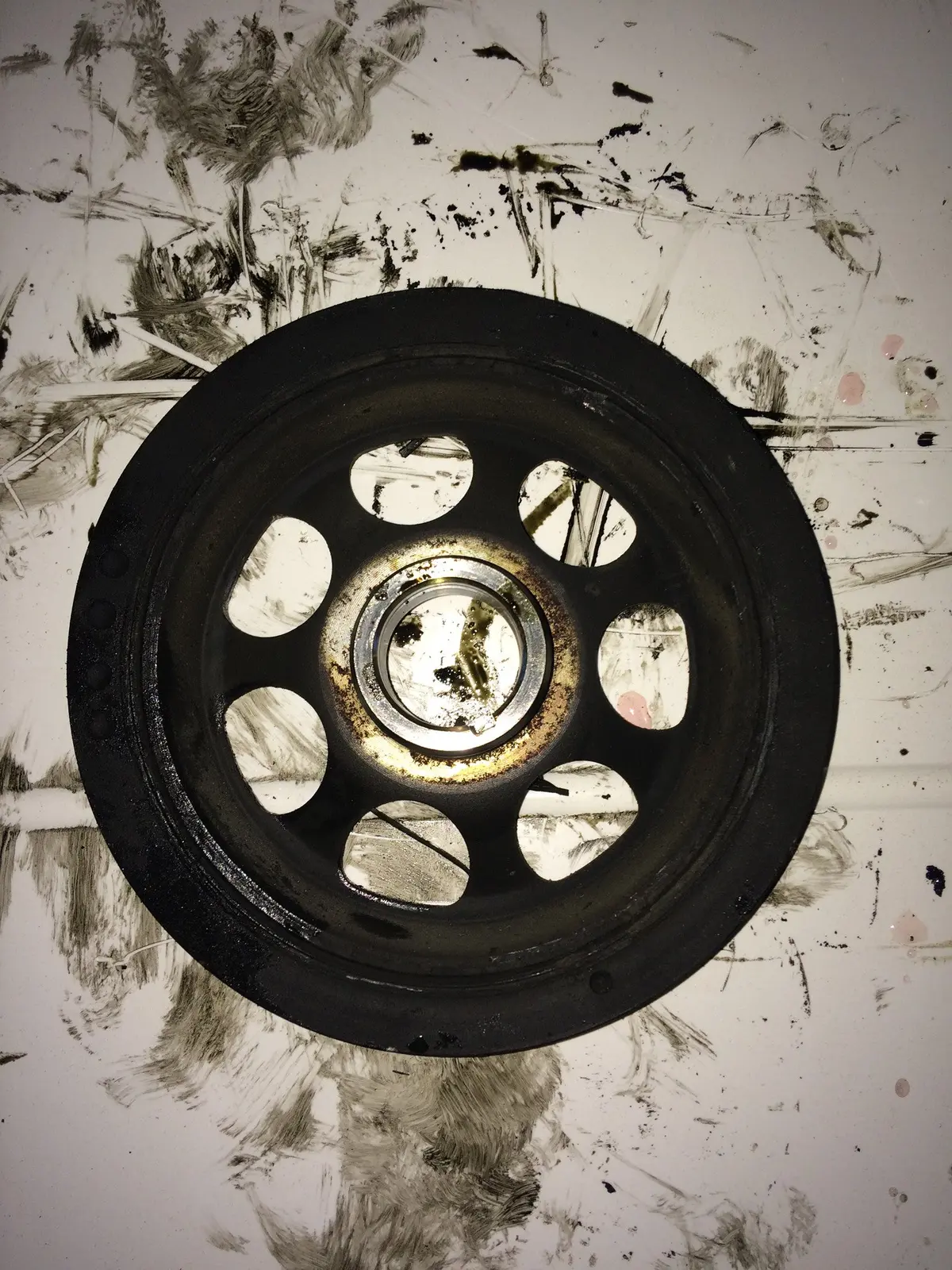 2000 Om 668 Mercedes-Benz A170 Cdi 1.7 Diesel Engine Crankshaft Pulley 2