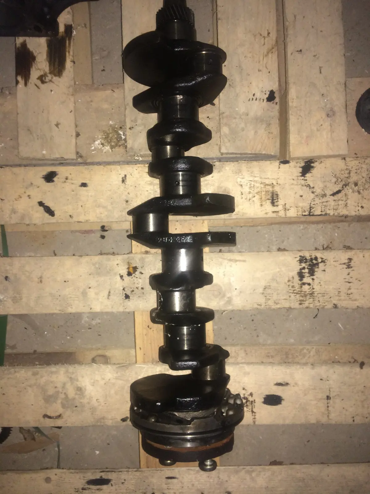 2000 Jeep 3.1 Td Turbo Diesel Engine Crankshaft 1
