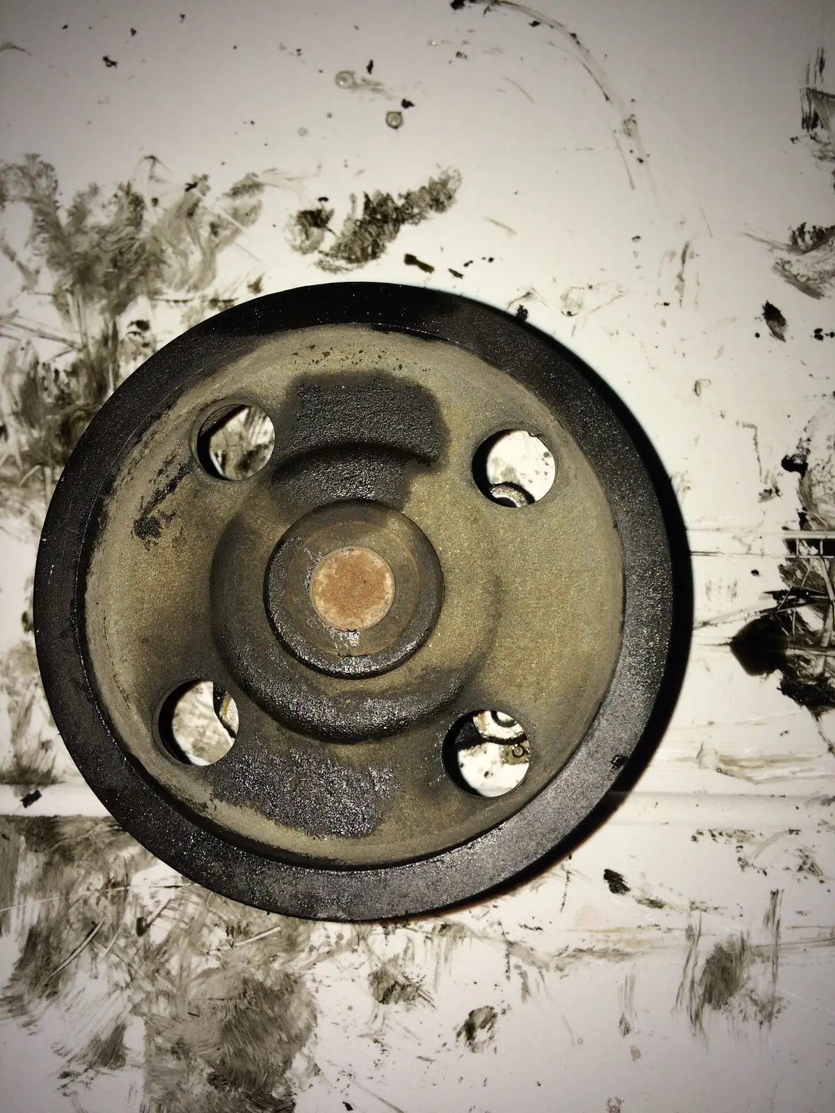 2006 Z13dth Opel 1.3 Cdti Diesel Engine Water Pump 1