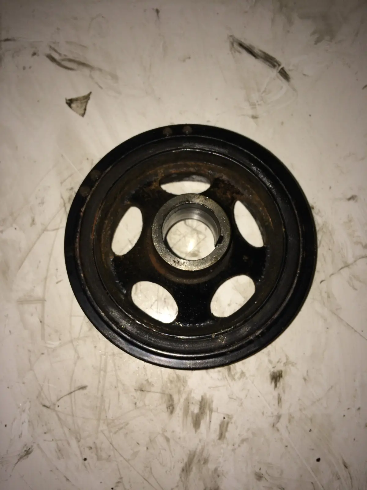 2007 642 642930 Mercedes-Benz Mb 3.0 Cdi V6 Diesel Engine Crankshaft Pulley 2