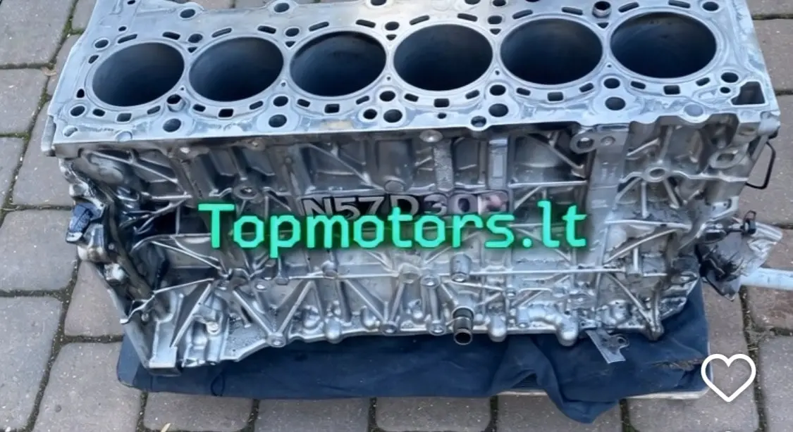 2015 Year Cylinder Block Part Number 7823013 Bmw N57d30b Std Good Condition Crankshaft Bed Std Not Damaged Cylinders Std 1