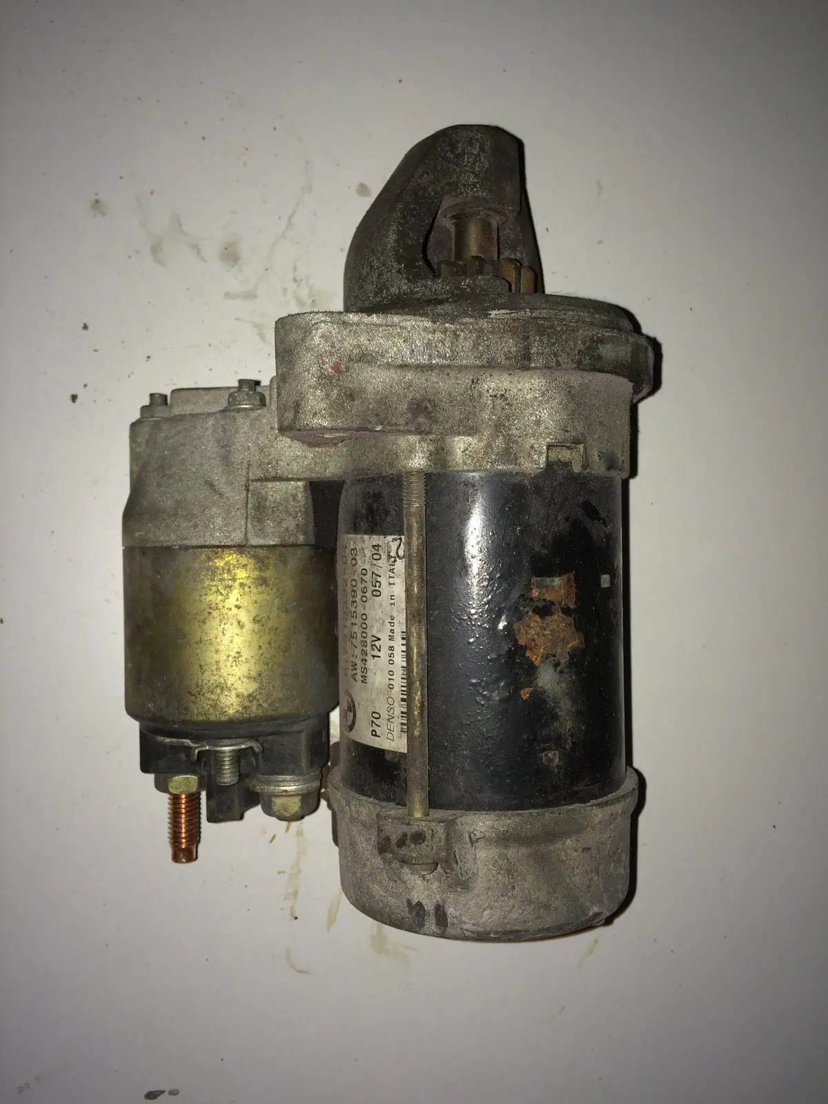 2004 M54 M54b25 256S5 Bmw X3 2.5 Petrol Engine Starter Motor 7515392 7515390 1