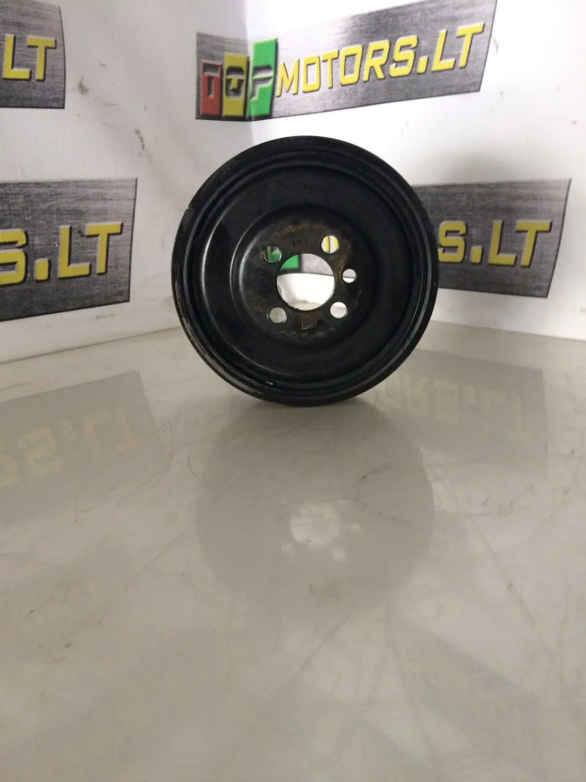 2010 Cah Audi Seat 2.0 Tdi Diesel Engine Crankshaft Pulley 03G 105 243 1