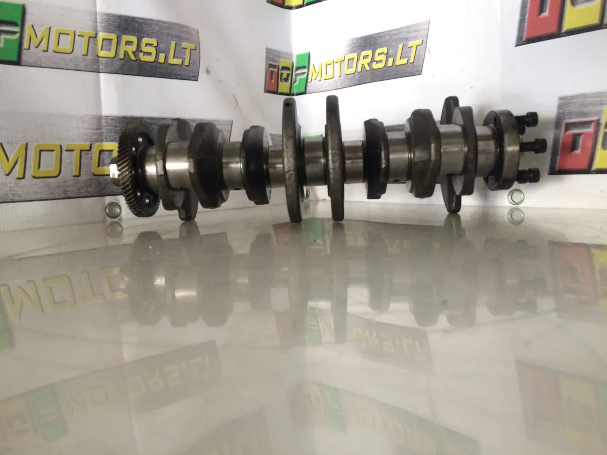 2010 Cah Audi Seat 2.0 Tdi Diesel Engine Crankshaft 1