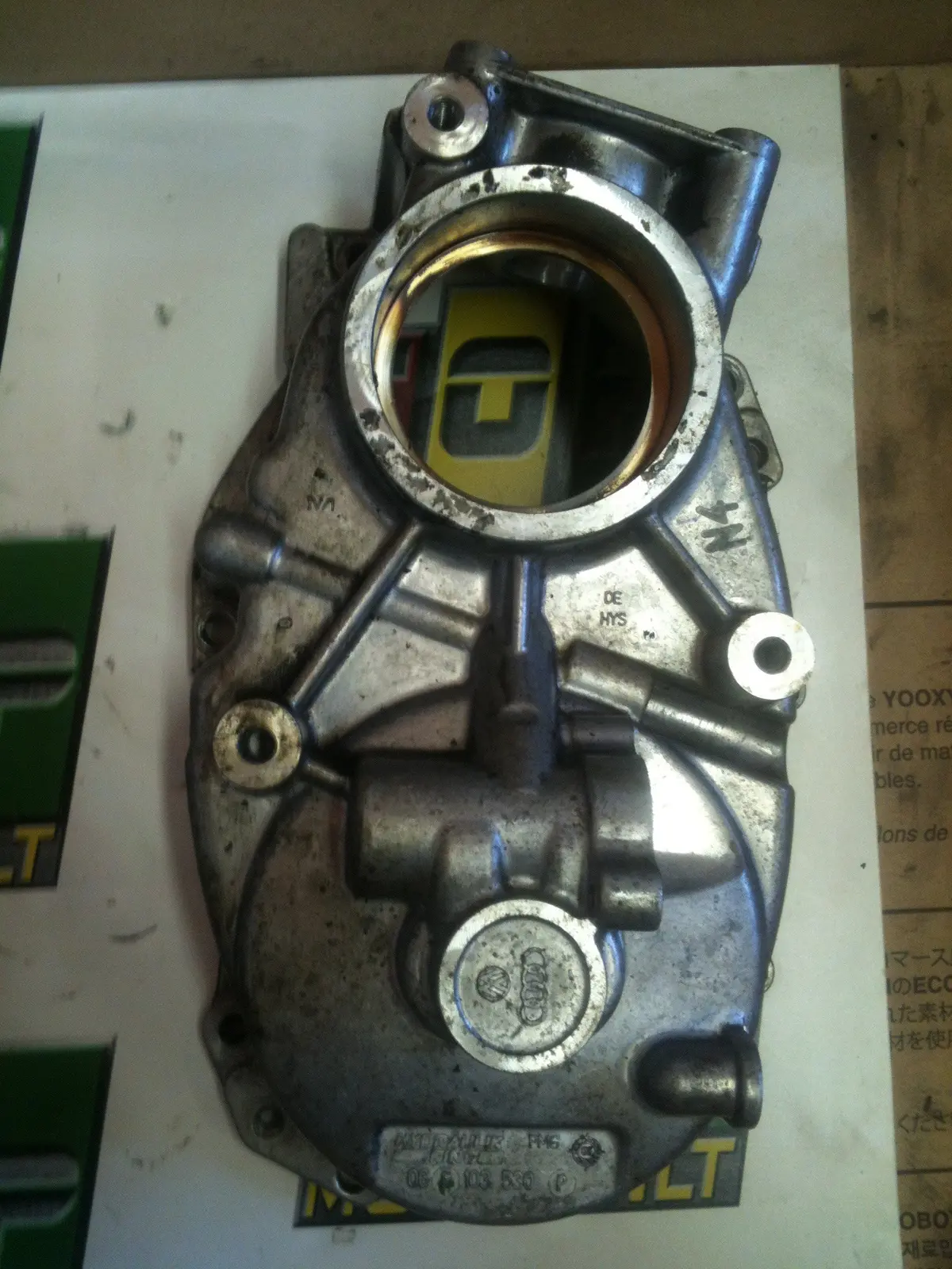 Axx Bgb Bpy Bwa Audi Volkswagen Skoda Seat 2004 2005 2006 2007 2008 2009 2010 2.0 Tfsi Petrol 147 Kw 200 Hp Engine Camshaft Adjuster Housing 06F 103 530 P 06F103530 P Ref Of0402 1