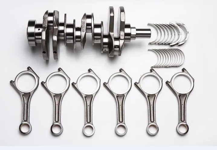 306Dt Land Rover Range Rover Discovery Jaguar Xf Xj 3.0 V6 Tdv6 Diesel Engine Crankshaft Crank Shaft Set Of Bearings 6 Con Connecting Rods 1