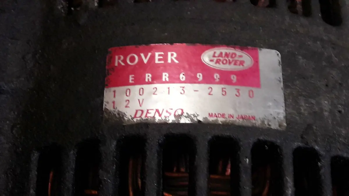 Alternator Err6999 Denso Land Rover Discovery Ii Defender 2.5 Diesel Td5 10P 15P 2