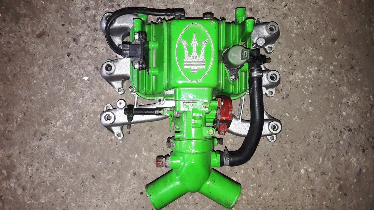 Inlet Intake Manifold Maserati Am470 Engine 2.0 Biturbo I 1986–1990 V6 Ohc 1996 Cc 188 Hp Fuel Injection 1