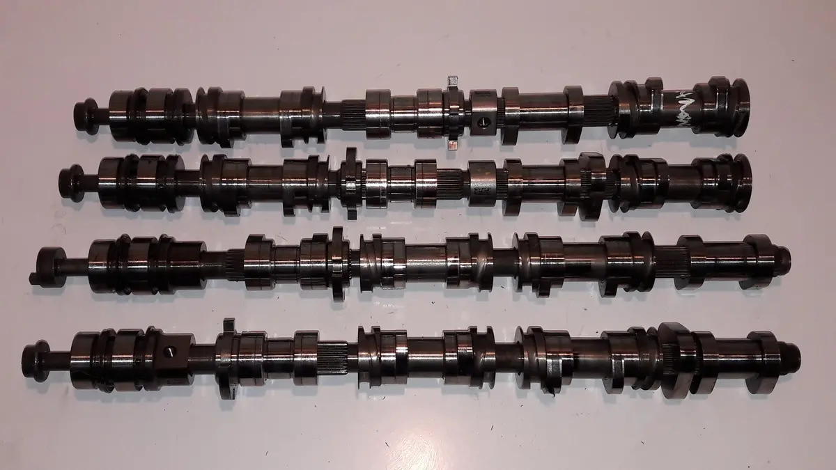 Set Of Engine Cam Shafts Camshafts Intakel Inlet Exhaust Audi Rs6 Rs7 4.0 Tfsi Bi-Turbo Twin Turbo Petrol V8 412Kw 4.0Tfsi 4.0 Tsi V8 580Bhp 2016 Cwu / Crd Code Engine 1