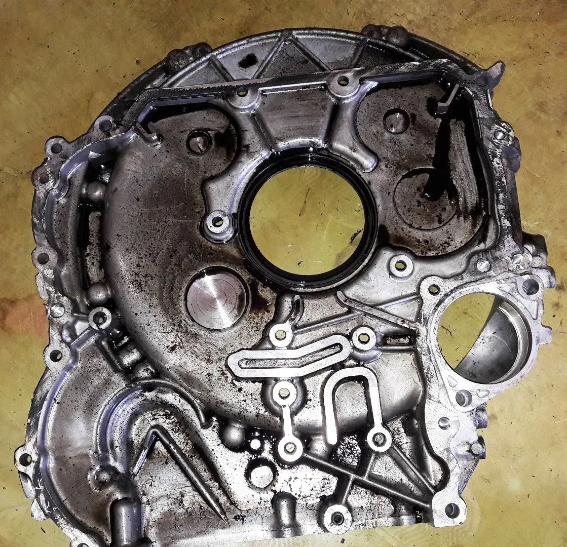 Engine Timing Cover Crankshaft Seal Plate A6510151402 A 6510151402  Mercedes-Benz Daimler Om651 Om651.911 Om 651 911 2.1 Cdi C E Class Cls Glk Sprinter Vito Viano 651911 651.911 Mercedes Benz Crank 2.1 2.2 Diesel Cr Common Rail 1