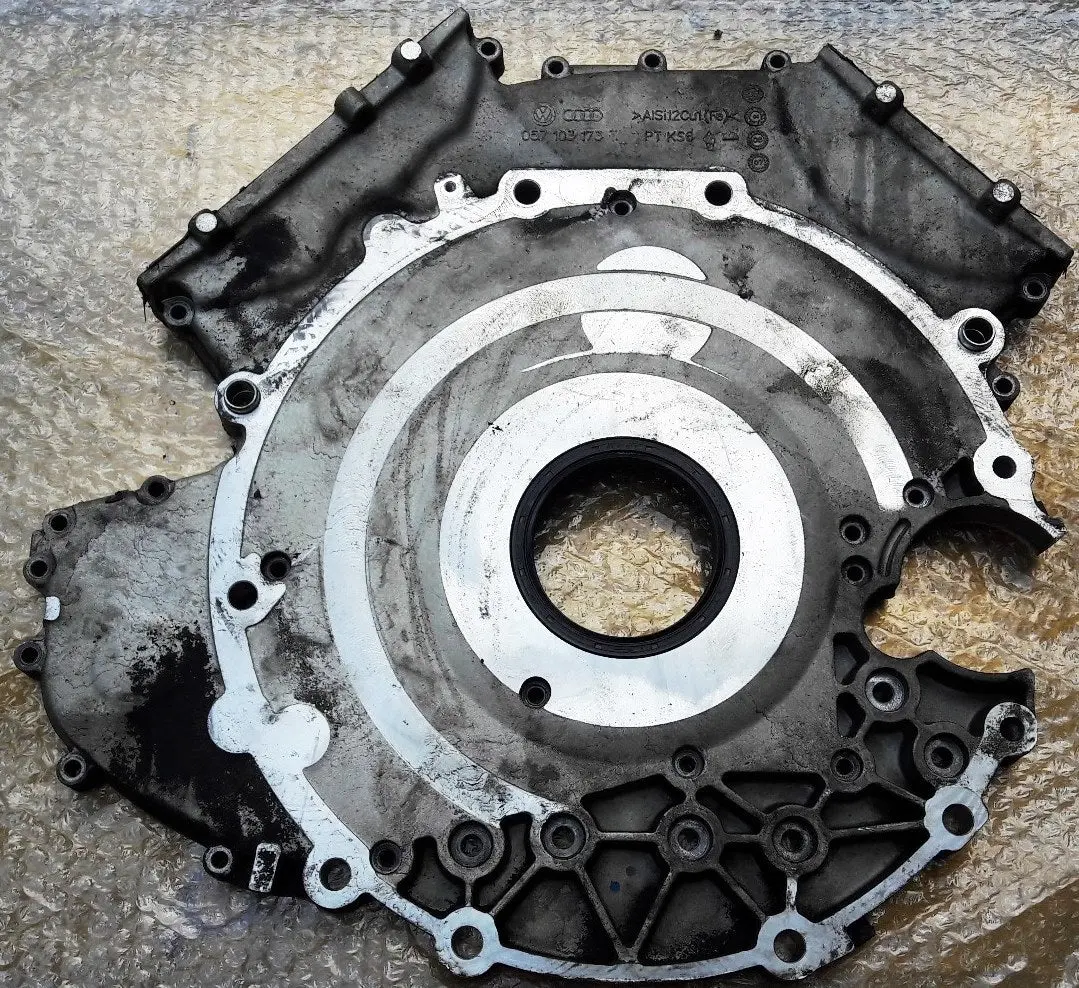 Engine End Cover 057103173T 057 103 173 T Audi A8 D3 4E Q7 4.2 Tdi V6 Code Bvn 1