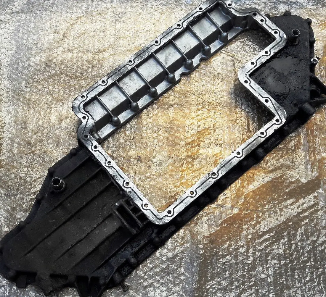 Engine Oil Pan Midle 057103607T 057 103 607 T Audi A8 D3 4E Q7 4.2 Tdi V6 Code Bvn 1