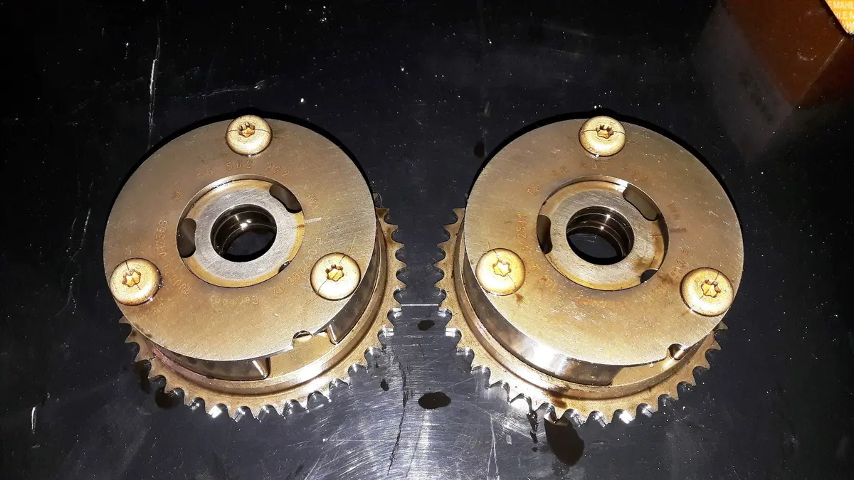 Set Of Engine Timing Camshaft Cam Gear 55562222 Opel Vauxhall Astra J Gtc Mokka Cascada Insignia Zafira Cruze Traxx 1.4 Petrol Turbo Engine Code A14net 103Kw 1