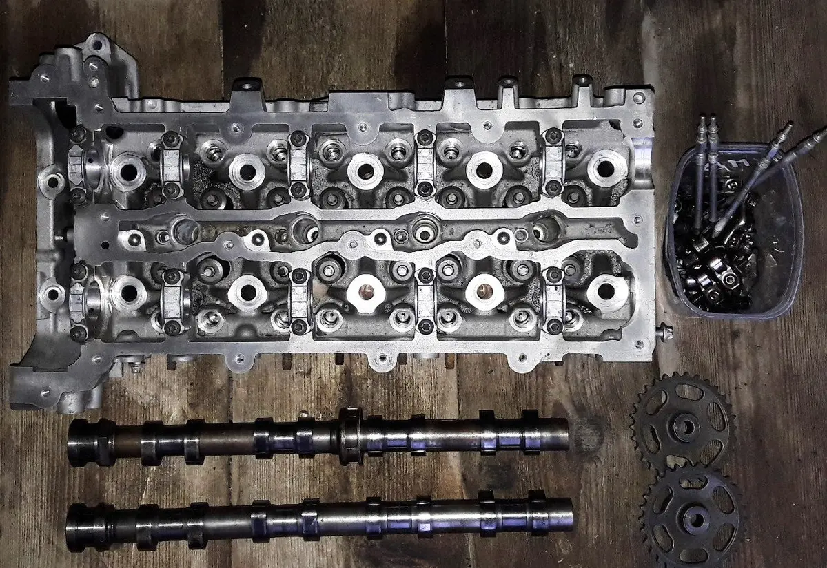Cylinder Head R6510160201 9 R 651 016 02 01 9 Full Set Camshafts Intake Inlet Exhaust Rockers Lifters Glow Plugs Sprockets 2.2 2143 Cc Cdi Mercedes-Benz W212 E Class  2009 2010 2011 2012 2013 2014 2015 2016 1