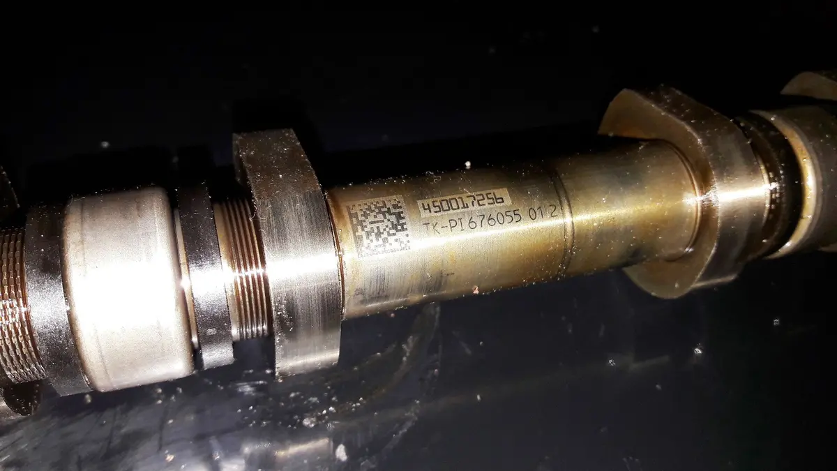 Engine Eccentric Shaft Cylinders 5-8 Left Side 7604862 Bmw 4.4 V8 Gas Doch Turbocharged S63 S63b44 M5 M6 F10 F06 F12 F13 F16 2012 2