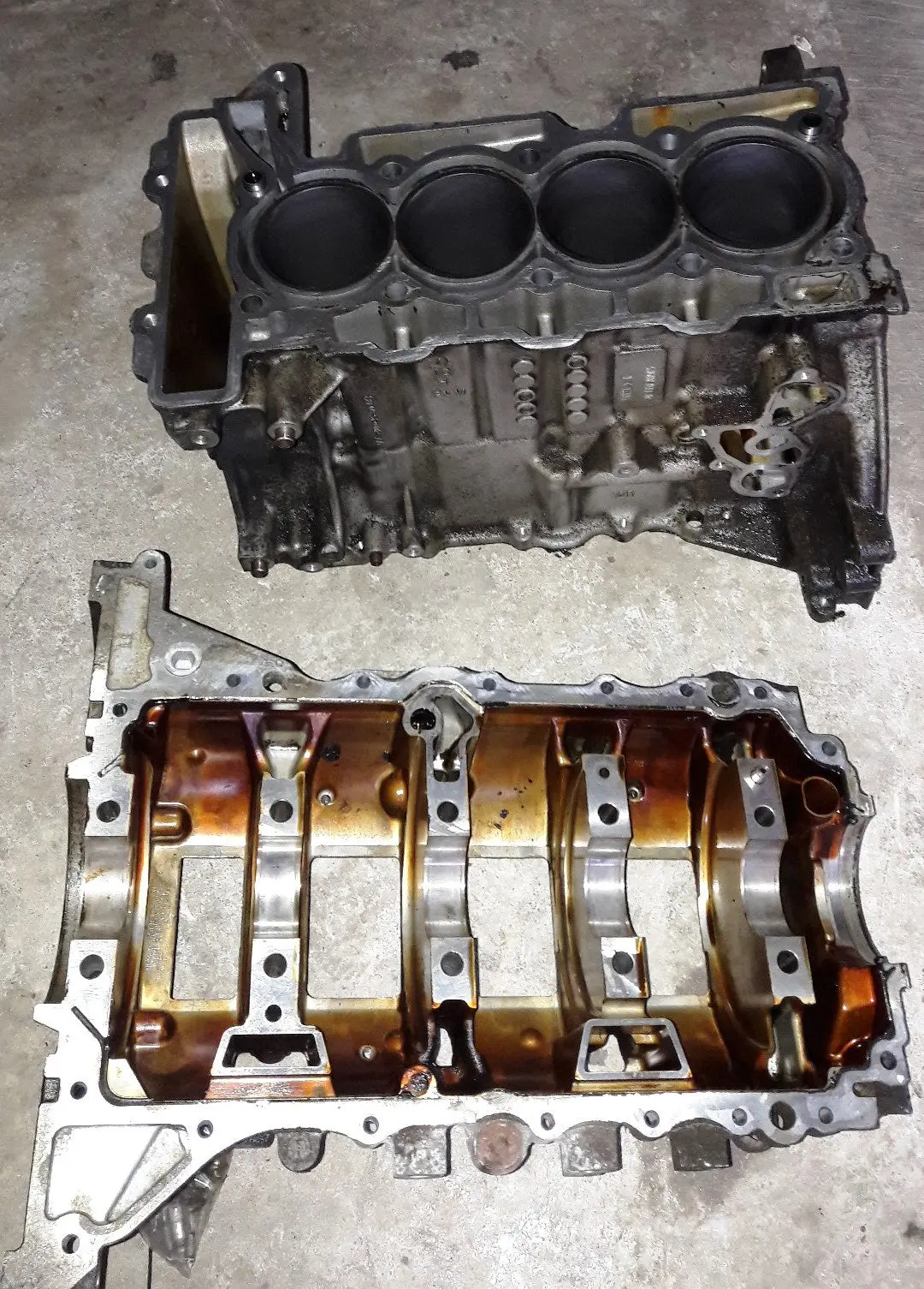 Engine Cylinder Block V7 540 045 80 V 7540045 And Crankshaft Holder V7 534 645 80 V 7534645 Bmw Mini Cooper N12 N12b16 N12b14 N12b16a N12b14a R56 2
