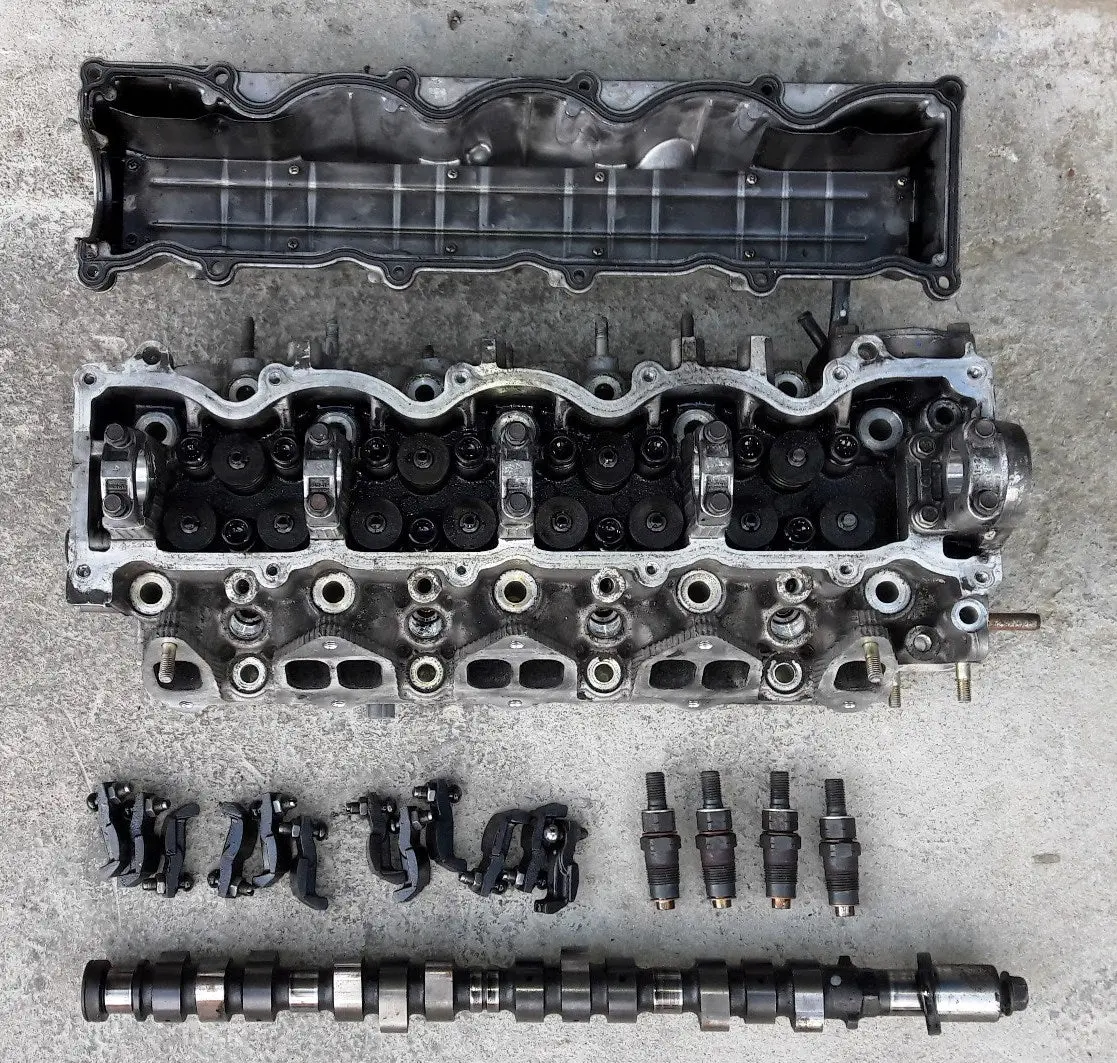 Set Of Cylinder Head Camshaft Rocker Arms Fuel Injectors And Valve Cover 2.5 D Td Wl Wlt Ford Ranger Mazda B-Series Bt50 1