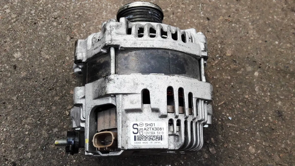 Engine Alternator A2tx3081 12V 150A 5X19 K6266 Mazda 2.2 Diesel Skyactiv Code Sh01 Shy1 Sh Series 3 6 Cx5 Cx7 Cx-5 Cx-7 Mazda3 Mazda6 1
