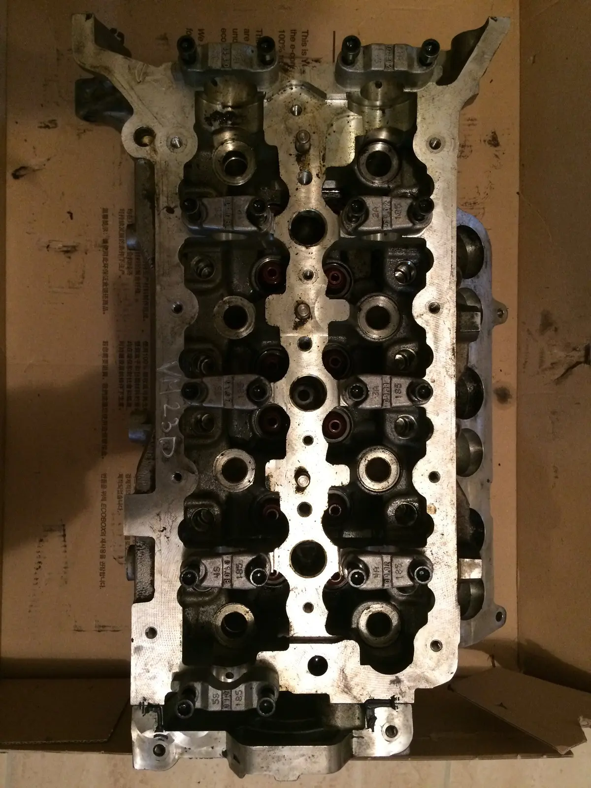 Jeep Grand Cherokee 3.0 Crd Diesel V6 / 140 Kw / 190 Hp 2011 2012 2013 2014 Vm23d 90352073F Used Engine Cylinder Head 1