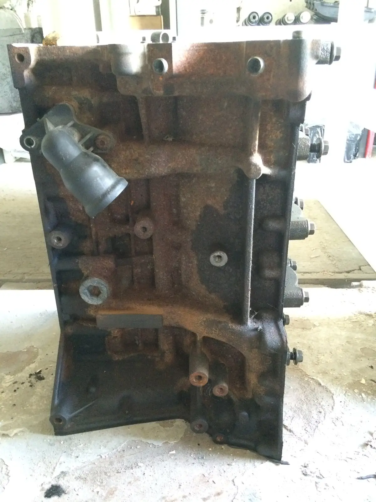 2007 P8fa Ford Peugeot 2.2 Tdci Diesel Engine Block 1