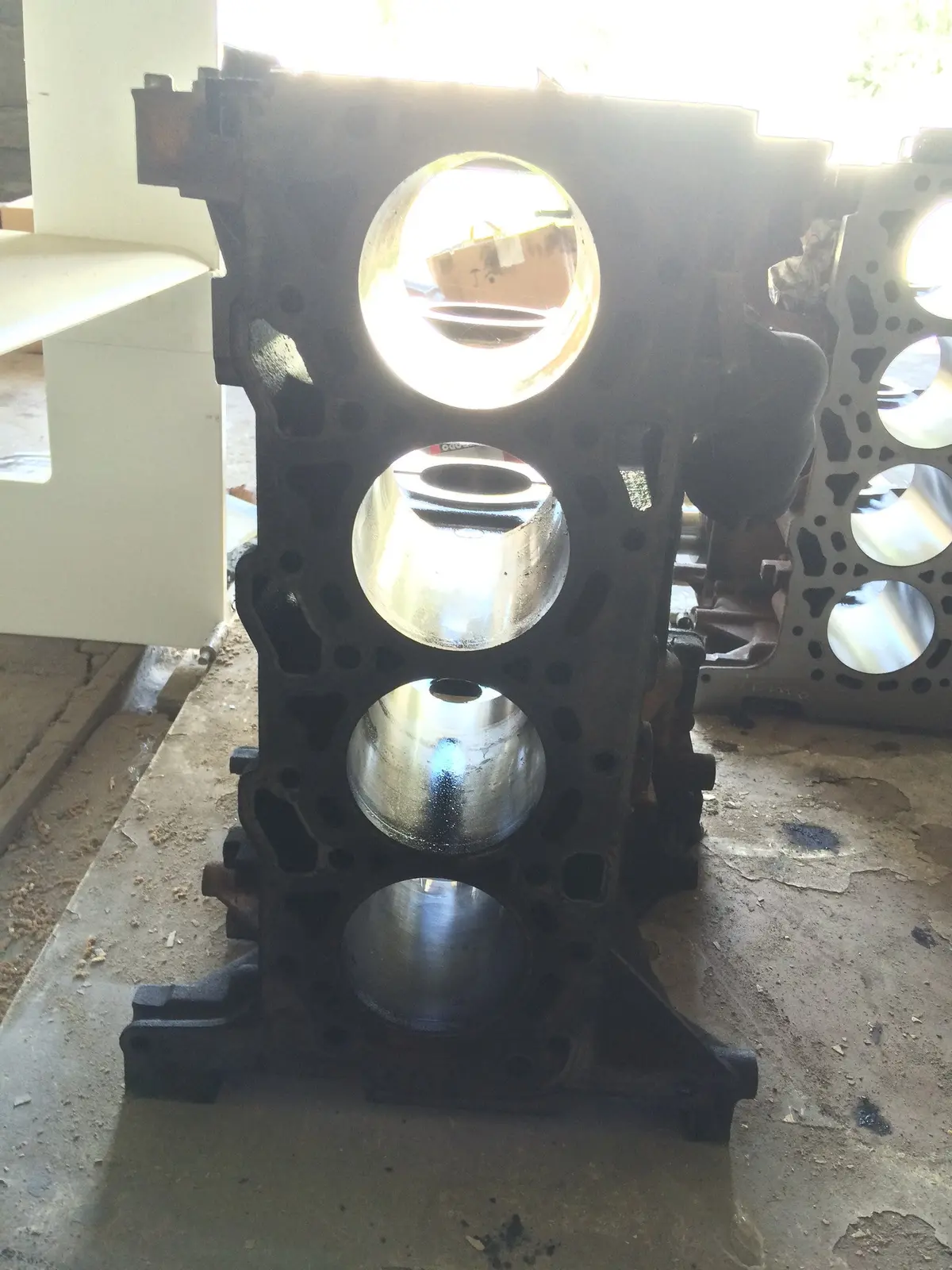 2007 P8fa Ford Peugeot 2.2 Tdci Diesel Engine Block 2