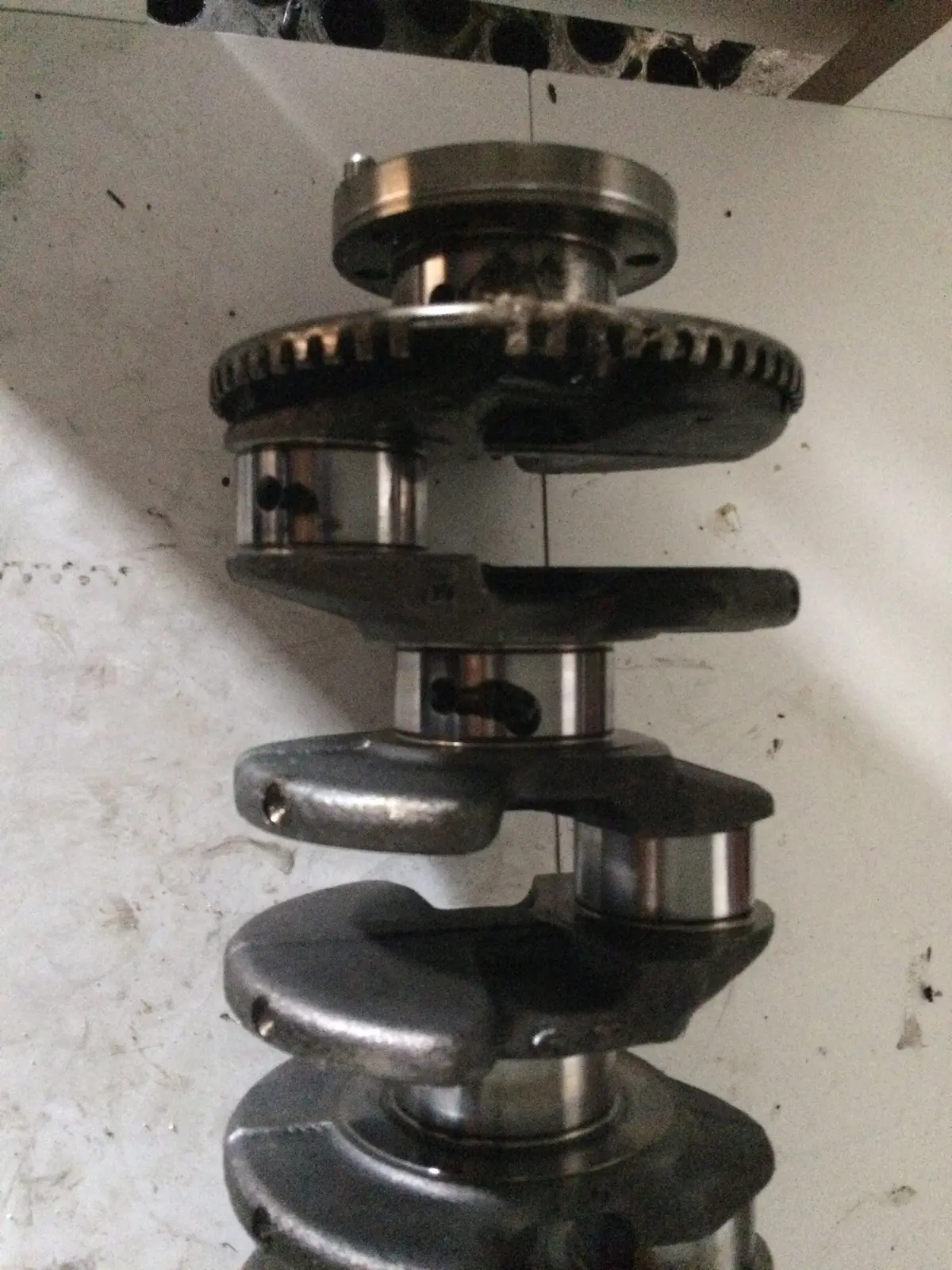2007 D4ea Hyundai Kia 2.0 D Diesel Engine Crankshaft 1