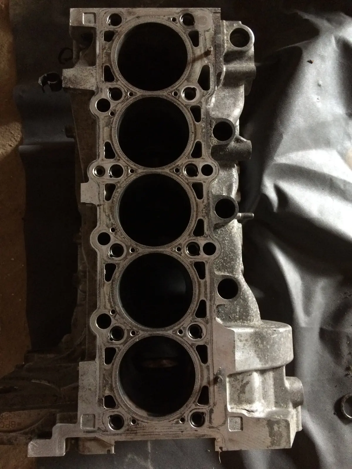2007 Bpc Volkswagen Vw 2.5 Tdi Diesel Engine Block 070 103 021 L 1