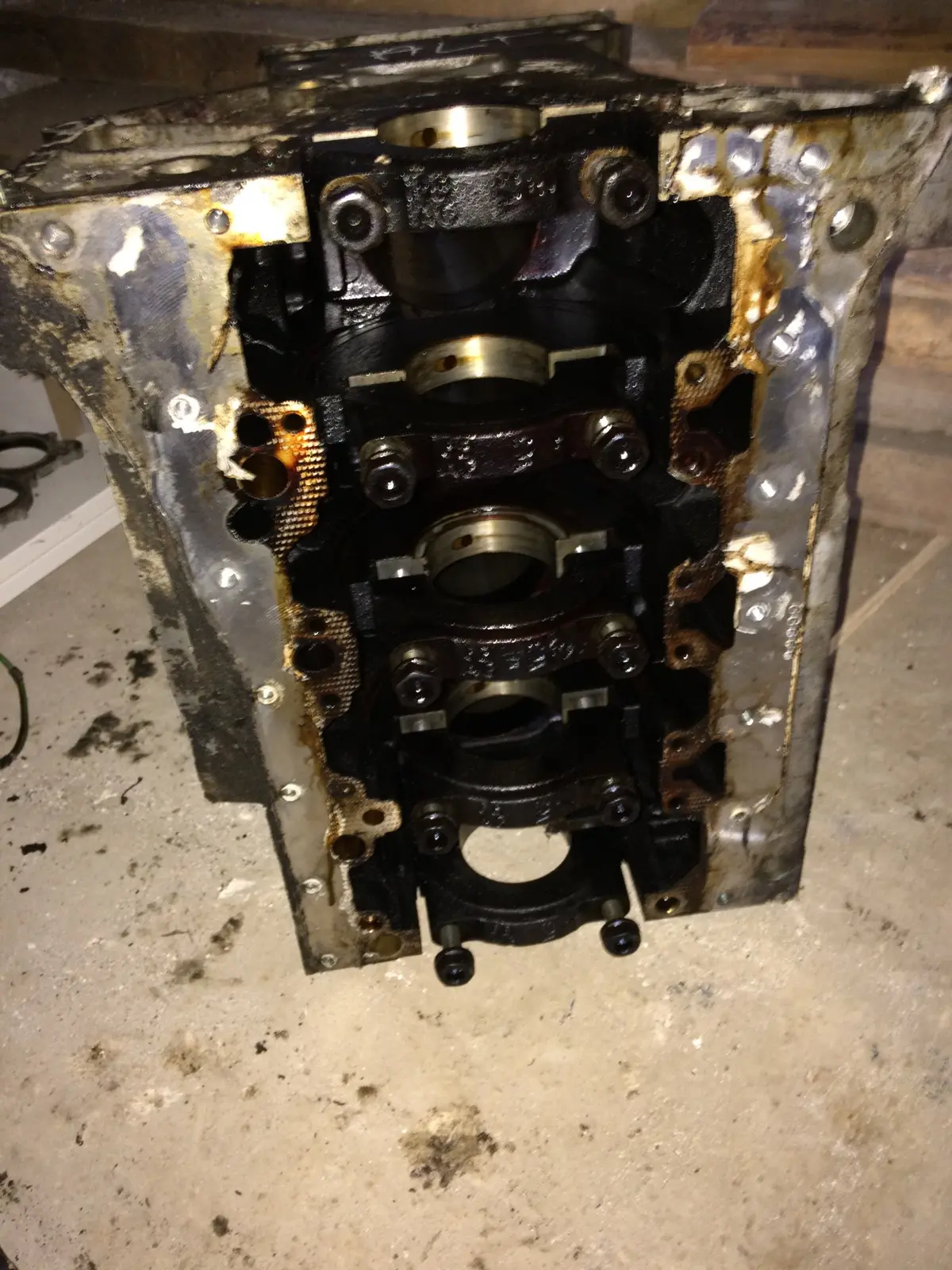 2005 Alt Audi Volkswagen Vw 2.0 Fsi Petrol Engine Block 1