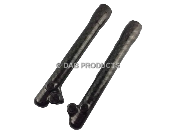 Dab Products Beta Rev50 Rev80 Evo80 33Mm Lower Fork Guards Covers Carbon Weave 1