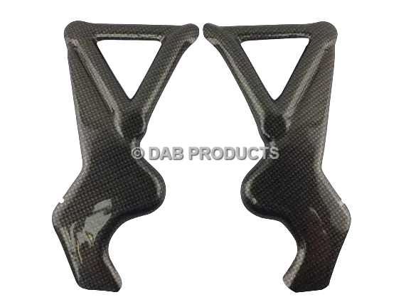 Dab Products Vertigo Ice Hell Combat Replica Carbon Weave Look Frame Protectors Covers 1