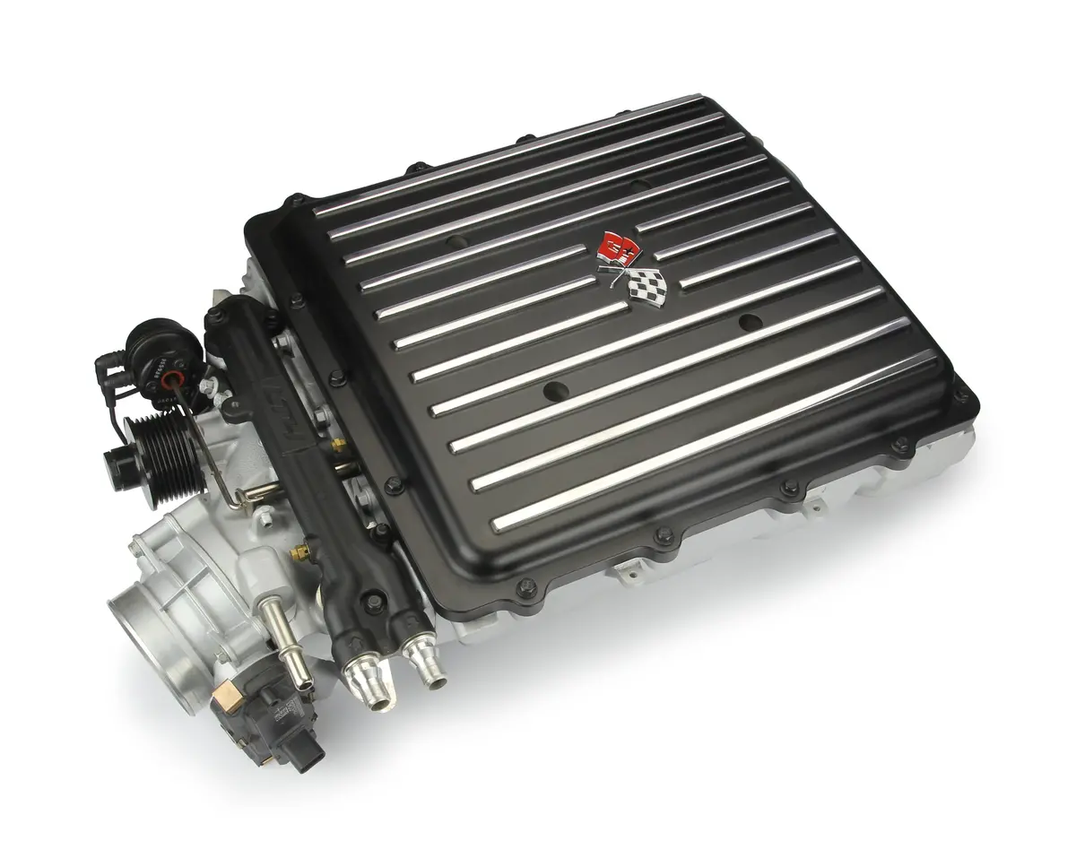Finned Billet Lt4 Supercharger Lid - Cover - Aluminum - Corvette Camaro Cts-V Ls Classic 1