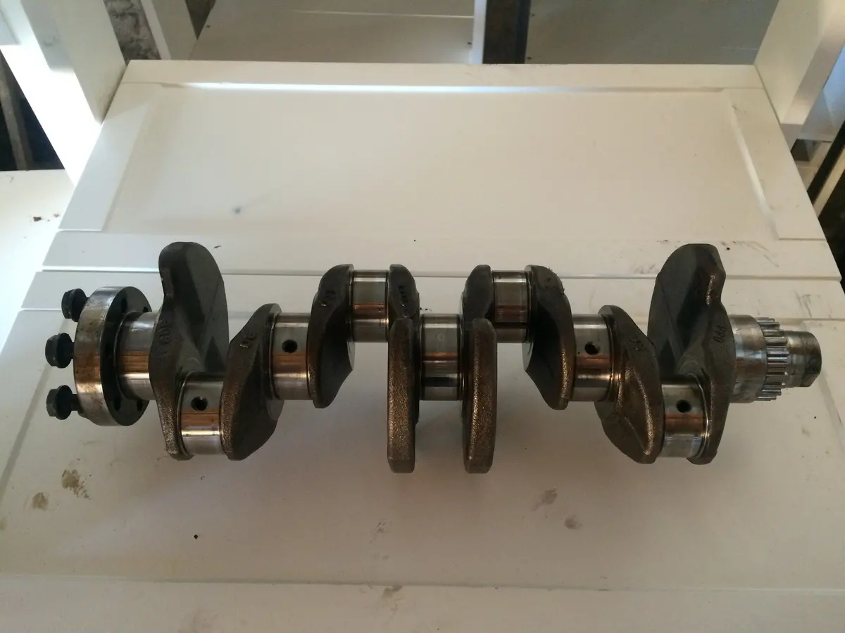 2012 Cay Audi Volkswagen Vw Skoda Seat 1.6 Tdi Diesel Engine Crankshaft 1