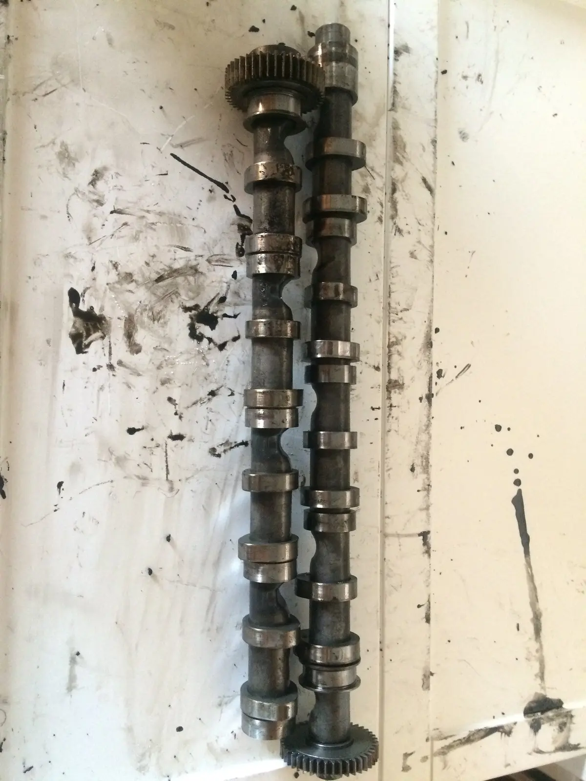 2012 Cay Audi Volkswagen Vw Skoda Seat 1.6 Tdi Diesel Engine Pair Of Camshaft 1