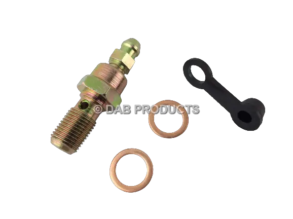 Dab Products Easy Bleed Banjo Bolt And Bleed Nipple M10 X 1 Gas Gas Beta Sherco 1