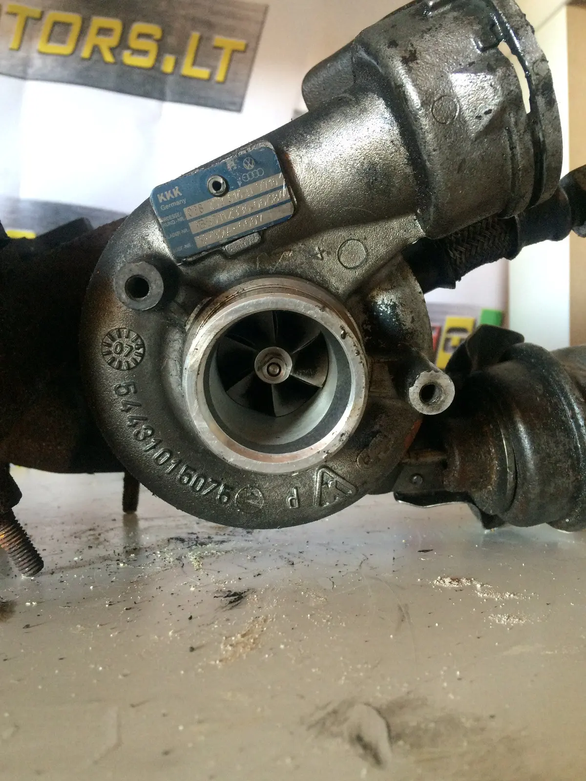2004 Auy Volkswagen Vw 1.9 Tdi Dyzelis Turbina 038 253 016 N 2