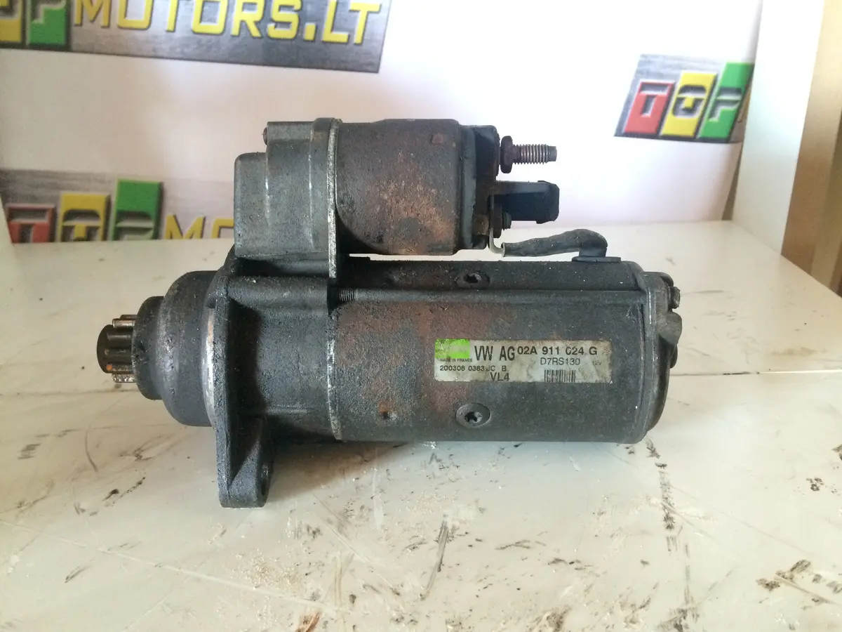 2004 Auy Volkswagen Vw 1.9 Tdi Diesel Engine Starter Motor 02A 911 024 G 1