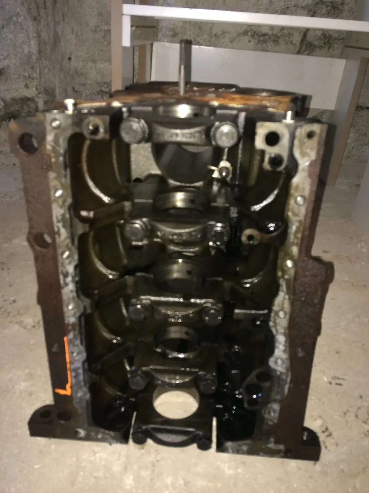 2004 Auy Volkswagen Vw 1.9 Tdi Diesel Engine Block 1