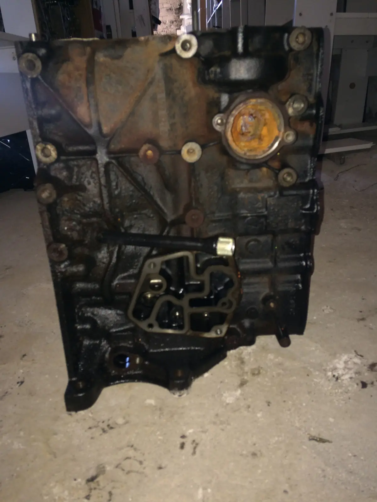 2004 Auy Volkswagen Vw 1.9 Tdi Diesel Engine Block 2