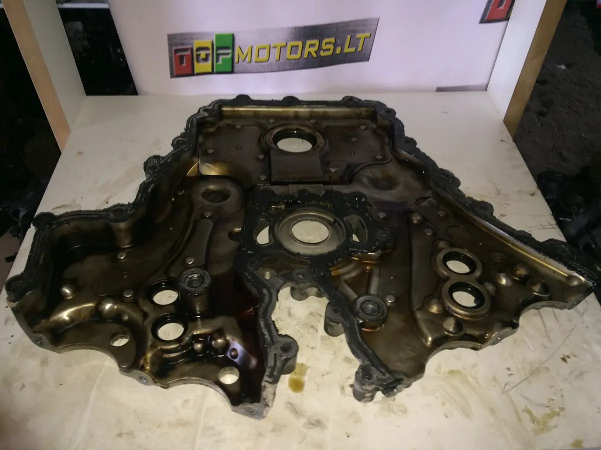 2011 A28ner Opel Saab 2.8 V6 Petrol Turbo Engine Timing Chain Cover 1