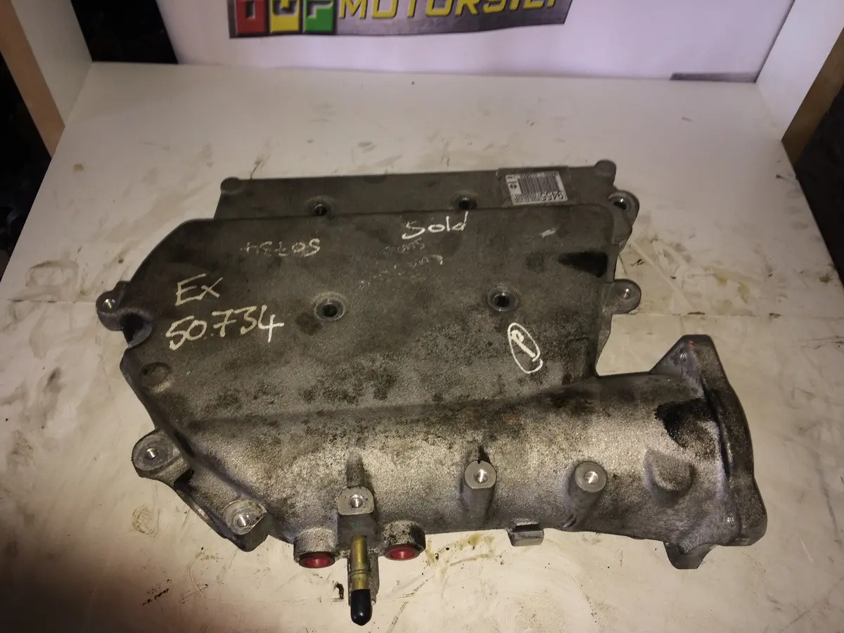 2011 A28ner Opel Saab 2.8 V6 Petrol Turbo Engine In Intake Inlet Manifold 55561791 1