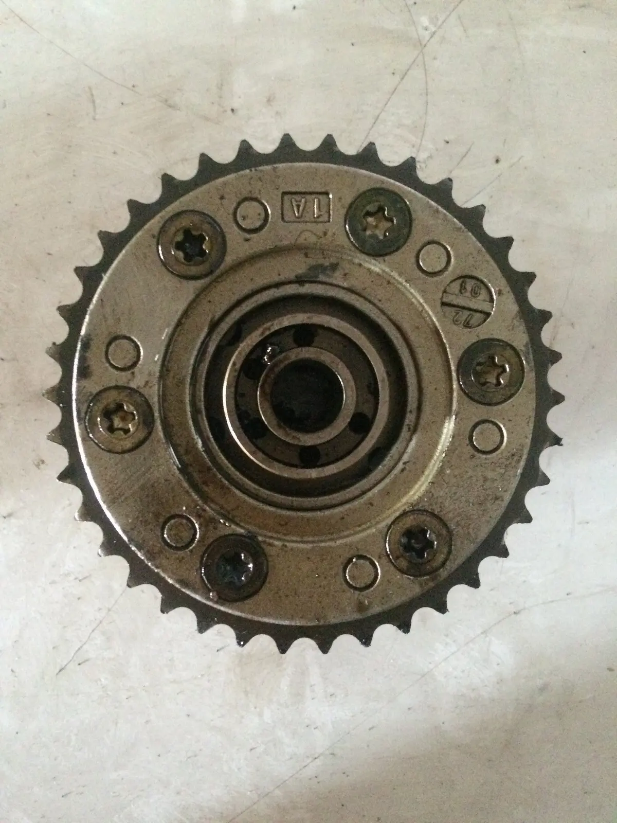 2008 N54 N54b30 N54b30a Bmw 3.0 Petrol Engine Camshaft Adjuster Ex Exhaust 7540348 2