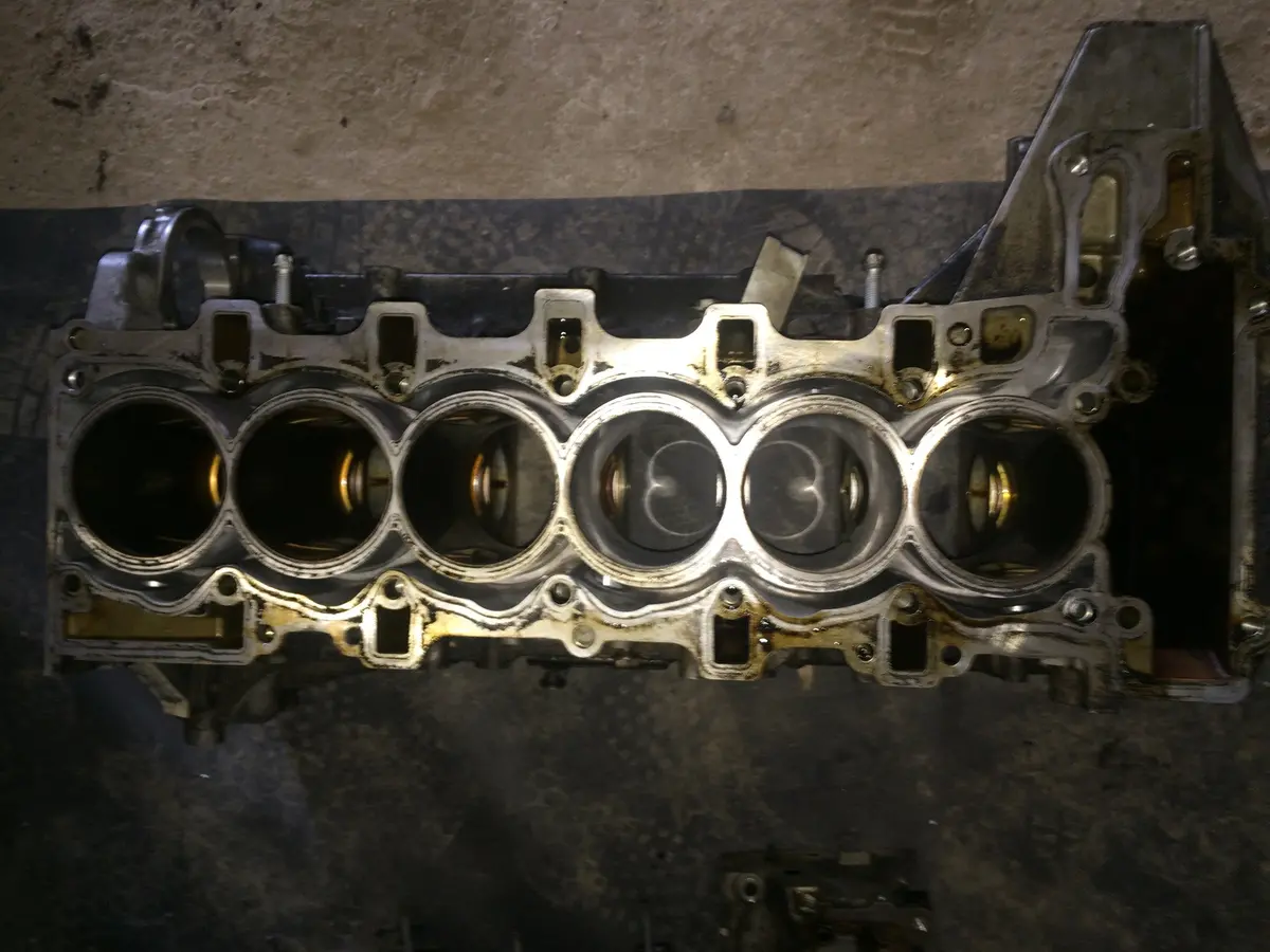 2008 N54 N54b30 N54b30a Bmw 3.0 Petrol Engine Block 1
