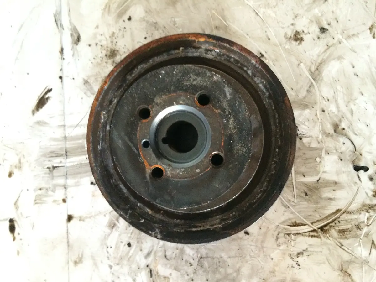 2005 F1ae Fiat Iveco 2.3 Jtd Diesel Engine Crankshaft Pulley 280-330 Hz 1